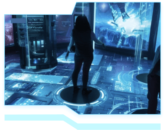 景区宣传雷达互动